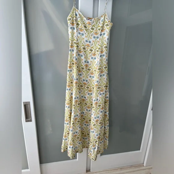 Hansen + Gretel women’s pepper maxi dress size medium in ivory/dahlia - Picture 3 of 5